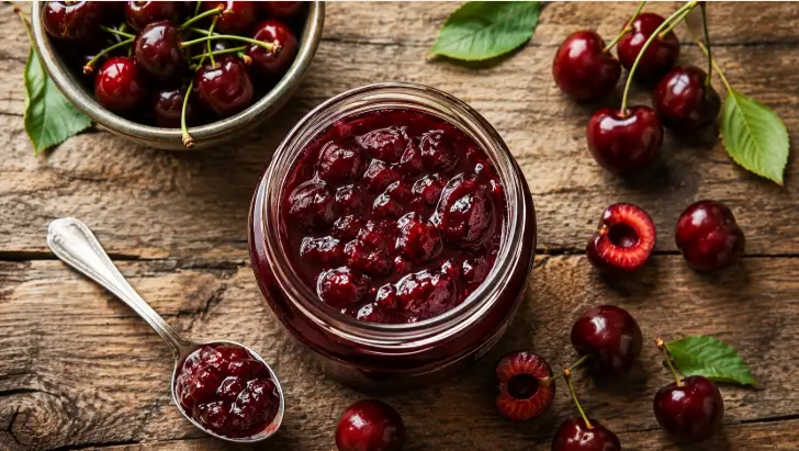 Kirschmarmelade im Glas – selbstgemacht mit frischen Kirschen